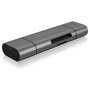 ICY BOX IB-CR200-C Lector de tarjetas Multi-USB SD/MicroSD