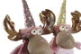 DKD Home Decor Figura Reno Poliéster Surtido de 2 Unidades