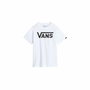 Camiseta de Manga Corta Infantil Vans Vans Classic Blanco
