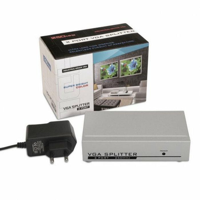 Aisens Duplicador SVGA para 2 Monitores A116-0084 Gris