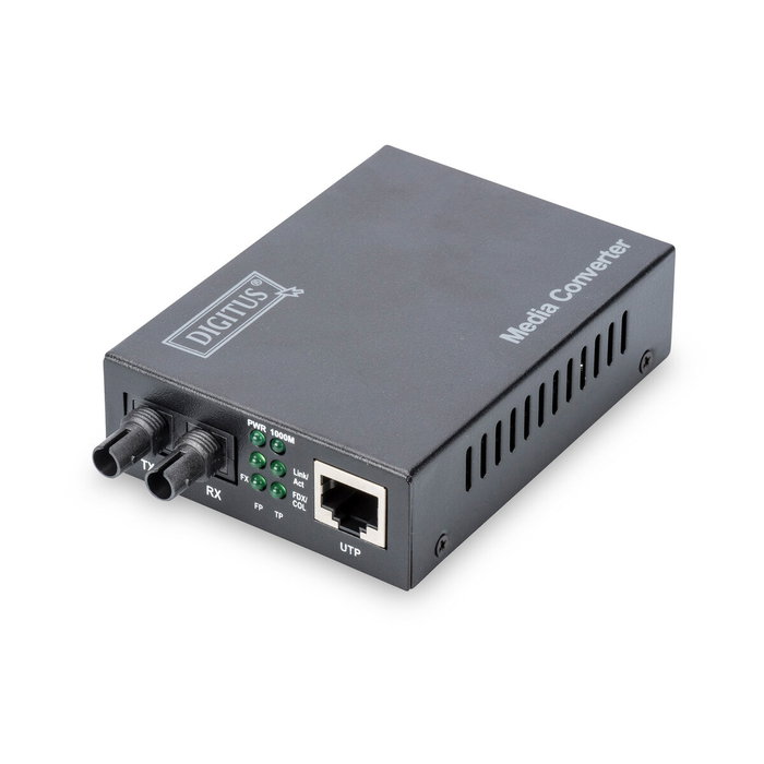 Digitus DN-82110-1 Convertidor de medios Gigabit RJ45/ST Multimodo
