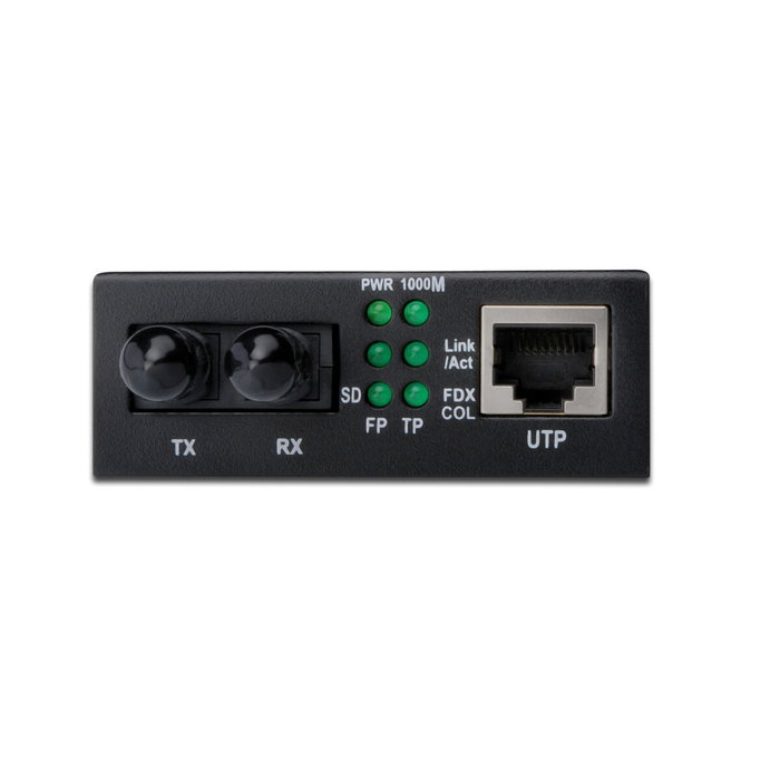 Digitus DN-82110-1 Convertidor de medios Gigabit RJ45/ST Multimodo