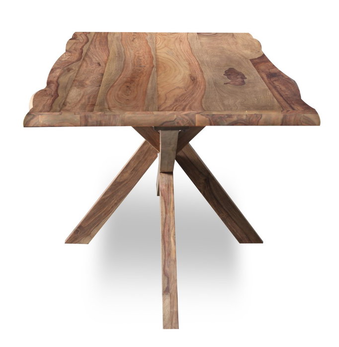 DKD Home Decor Mesa de Comedor de Acacia Natural 200x100x78