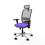 PIQUERAS Y CRESPO Silla de oficina Haches con mecanismo Sincro/Traslack, Lila y Gris