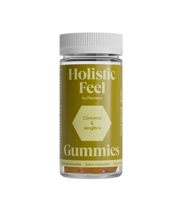 PLAMECA Holistic Feel Cúrcuma y Jengibre Sabor Melocotón 60 gummies PLAMECA Holistic Feel Cúrcuma y Jengibre Sabor Melocotón 60 gummies