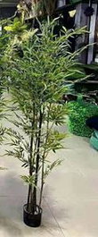 DKD Home Decor Planta Bambú Verde Kyoto 50x50x180 cm