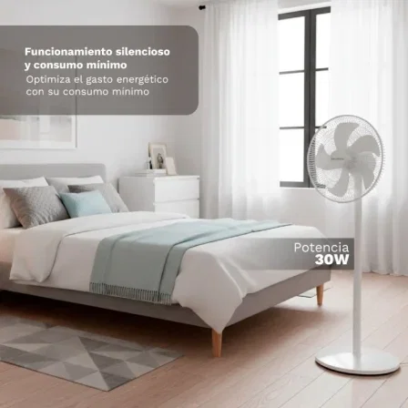 Grunkel Ventilador de pie FS-14PR 30W 7 aspas 35cm 12 velocidades
