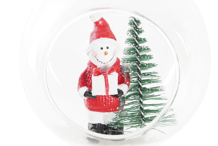 DKD Home Decor Colgante Navidad Tradicional Rojo Blanco Resina Cristal 7 x 8.5 x 8 cm (6 Unidades) DKD Home Decor Colgante Navidad Tradicional Rojo Blanco Resina Cristal 7 x 8.5 x 8 cm (6 Unidades)