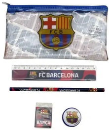 CYP BRANDS Portatodo con material escolar FC Barcelona