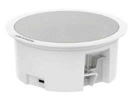 Hikvision Altavoz IP secundario 6W de techo, blanco
