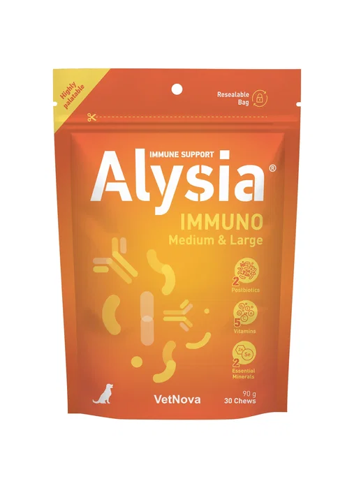 Vetnova Alysia Immuno Medium/Large 30 chews para Perros y Gatos Vetnova Alysia Immuno Medium/Large 30 chews para Perros y Gatos