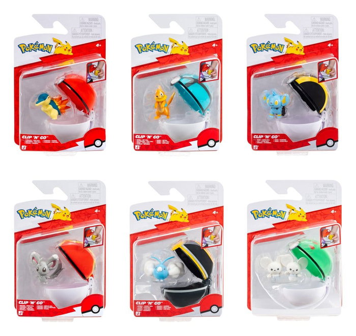 Jazwares Pokémon Clip 'n' Go Minifiguras Poké Balls ver. 23 Surtido (6) Jazwares Pokémon Clip 'n' Go Minifiguras Poké Balls ver. 23 Surtido (6)