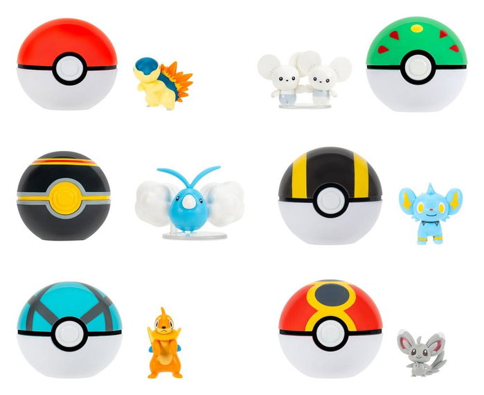 Jazwares Pokémon Clip 'n' Go Minifiguras Poké Balls ver. 23 Surtido (6) Jazwares Pokémon Clip 'n' Go Minifiguras Poké Balls ver. 23 Surtido (6)