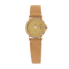 Tetra 114-C Reloj Analógico para Mujer con Caja Dorada y Correa de Piel Marrón