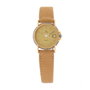 Tetra 114-C Reloj Analógico para Mujer con Caja Dorada y Correa de Piel Marrón