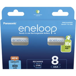 Panasonic Eneloop Micro AAA 800mAh Ni-MH (Pack de 8)