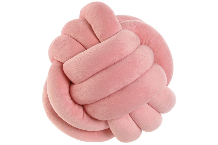 DKD Home Decor Cojin Chic Rosa 27 x 27 cm (2 Unidades) 1c24