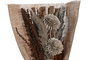 DKD Home Decor Ramo de Flor Seca y Yute Surtido 30x10x60 cm