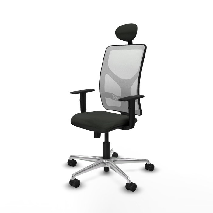 PIQUERAS Y CRESPO Silla de oficina Motilla con mecanismo Sincro, Negro/Blanco PIQUERAS Y CRESPO Silla de oficina Motilla con mecanismo Sincro, Negro/Blanco