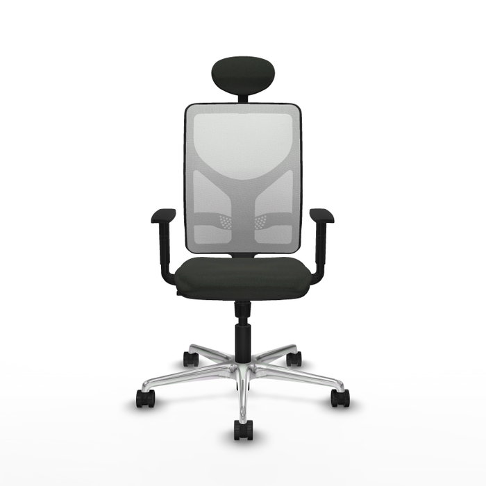 PIQUERAS Y CRESPO Silla de oficina Motilla con mecanismo Sincro, Negro/Blanco PIQUERAS Y CRESPO Silla de oficina Motilla con mecanismo Sincro, Negro/Blanco