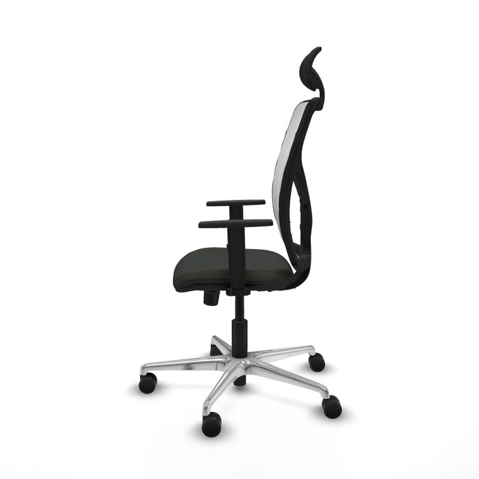 PIQUERAS Y CRESPO Silla de oficina Motilla con mecanismo Sincro, Negro/Blanco PIQUERAS Y CRESPO Silla de oficina Motilla con mecanismo Sincro, Negro/Blanco