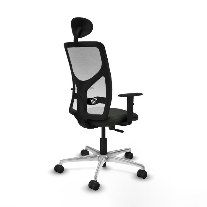 PIQUERAS Y CRESPO Silla de oficina Motilla con mecanismo Sincro, Negro/Blanco PIQUERAS Y CRESPO Silla de oficina Motilla con mecanismo Sincro, Negro/Blanco