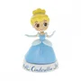 Enesco Mini Figura Disney Princesa Cenicienta con Vestido Azul - Figura de Colección de Vinilo