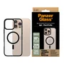 PanzerGlass HardCase Funda con Magsafe Negra Transparente y Marco, Resistente a Golpes, Certificado MIL-STD-810H, para iPhone 16 Pro Max