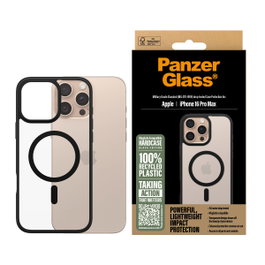 Panzerglass Funda con MagSafe Negra para iPhone 16 Pro Max
