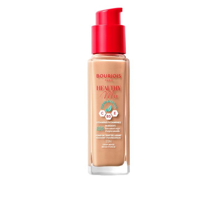 Bourjois HEALTHY MIX radiant foundation base de maquillaje luminosa tono #55-deep beige 30 ml