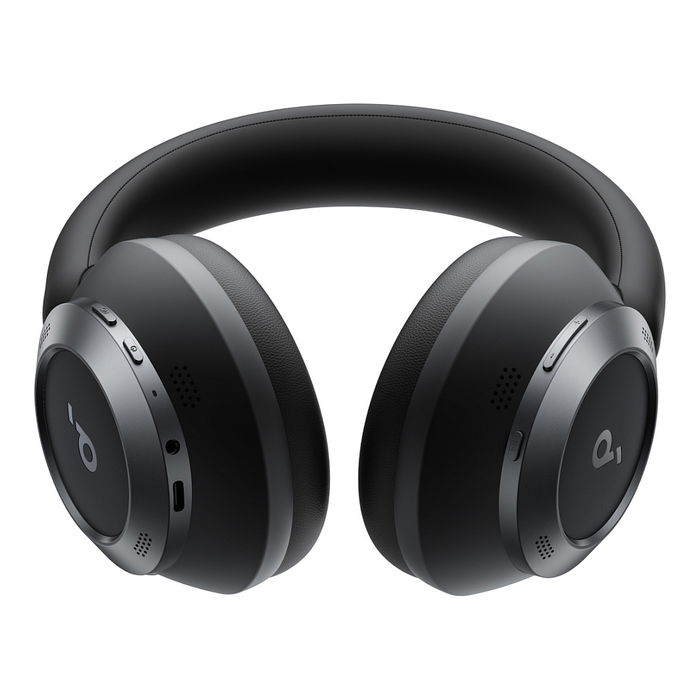 Anker Soundcore Space One Pro - Auriculares Bluetooth con Cancelación de Ruido, Color Negro