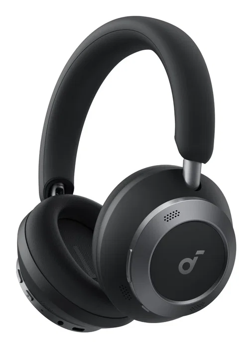 Soundcore Space One Pro Auriculares Inalámbricos Diadema Bluetooth Negro con Cancelación Activa de Ruido (ANC) para Llamadas y Música