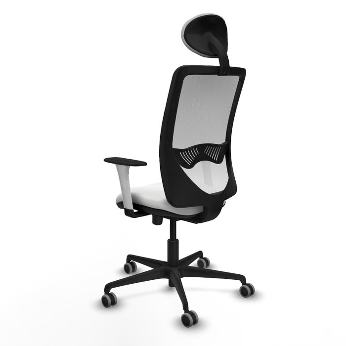 PIQUERAS Y CRESPO Silla de oficina Zulema con mecanismo Sincro/Traslack y cabecero fijo, color Blanco PIQUERAS Y CRESPO Silla de oficina Zulema con mecanismo Sincro/Traslack y cabecero fijo, color Blanco