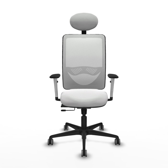 PIQUERAS Y CRESPO Silla de oficina Zulema con mecanismo Sincro/Traslack y cabecero fijo, color Blanco PIQUERAS Y CRESPO Silla de oficina Zulema con mecanismo Sincro/Traslack y cabecero fijo, color Blanco
