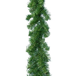 Everlands Guirnalda Rama de Pino 180 Ramas 270 x 20 cm Interior / Exterior Verde