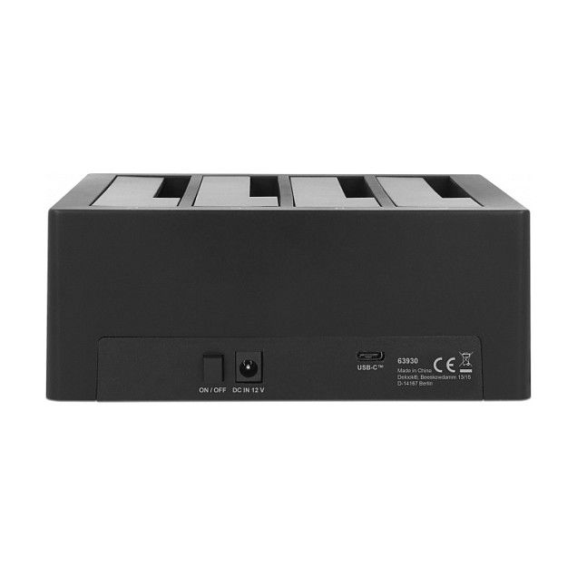 DeLOCK USB Type-C Docking Station para 4 Unidades HDD o SATA SSD