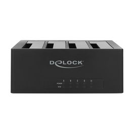 DeLOCK USB Type-C Docking Station para 4 Unidades HDD o SATA SSD
