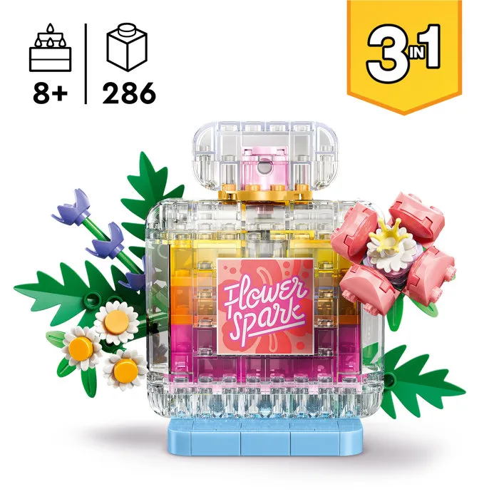 LEGO Creator 3 en 1 Frasco Decorativo de Perfume Floral 31383 LEGO Creator 3 en 1 Frasco Decorativo de Perfume Floral 31383