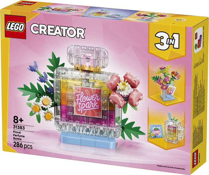 LEGO Creator 3 en 1 Frasco Decorativo de Perfume Floral 31383 LEGO Creator 3 en 1 Frasco Decorativo de Perfume Floral 31383