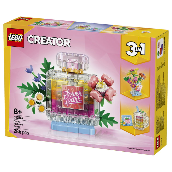 LEGO Creator 3 en 1 Frasco Decorativo de Perfume Floral 31383 LEGO Creator 3 en 1 Frasco Decorativo de Perfume Floral 31383