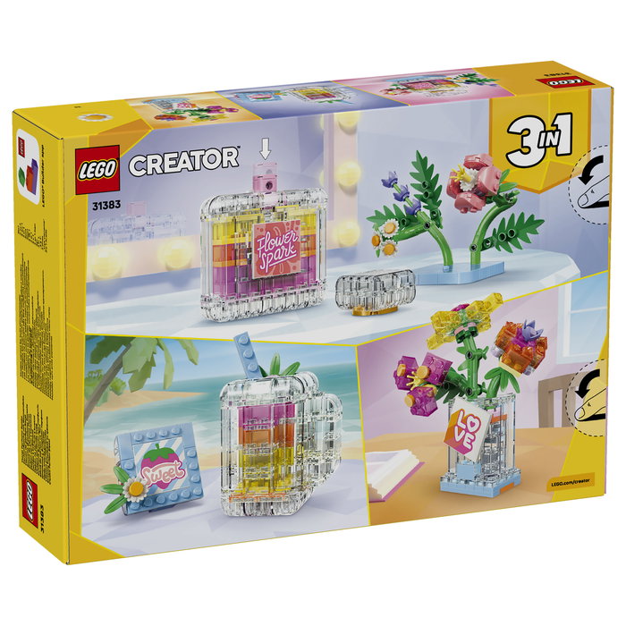 LEGO Creator 3 en 1 Frasco Decorativo de Perfume Floral 31383 LEGO Creator 3 en 1 Frasco Decorativo de Perfume Floral 31383