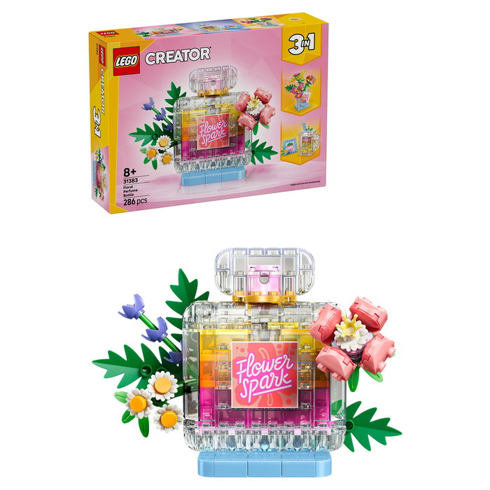 LEGO Creator 3 en 1 Frasco Decorativo de Perfume Floral 31383 LEGO Creator 3 en 1 Frasco Decorativo de Perfume Floral 31383
