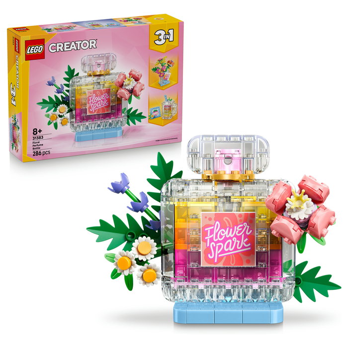 LEGO Creator 3 en 1 Frasco Decorativo de Perfume Floral 31383 LEGO Creator 3 en 1 Frasco Decorativo de Perfume Floral 31383