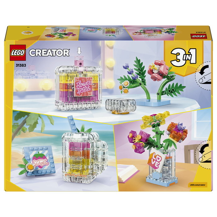 LEGO Creator 3 en 1 Frasco Decorativo de Perfume Floral 31383 LEGO Creator 3 en 1 Frasco Decorativo de Perfume Floral 31383
