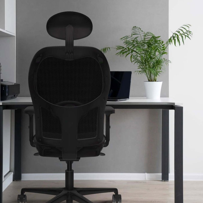 PIQUERAS Y CRESPO Silla de oficina Jorquera Gris oscuro y Azul PIQUERAS Y CRESPO Silla de oficina Jorquera Gris oscuro y Azul