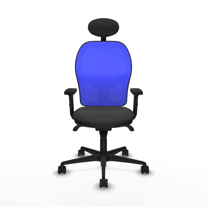 PIQUERAS Y CRESPO Silla de oficina Jorquera Gris oscuro y Azul PIQUERAS Y CRESPO Silla de oficina Jorquera Gris oscuro y Azul