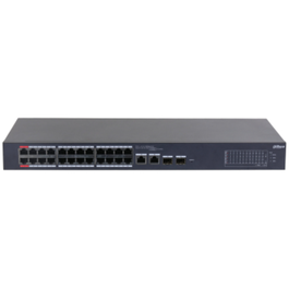 Dahua Switch Gestionado L2 Gigabit Ethernet DH-CS4226-24ET-240, 26 Puertos, PoE 240W, Montaje Rack, Negro