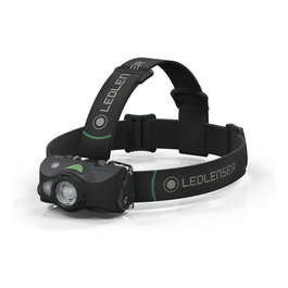 Ledlenser MH8 Linterna de Mano Recargable USB, LED 600 Lumen, Haz 200 m, 4 Modos, Resistente IP54, Negro