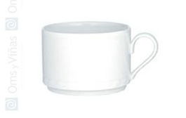 Villeroy & Boch Taza de desayuno Millenia, 22 cl, color blanco, apilable (Set de 12)