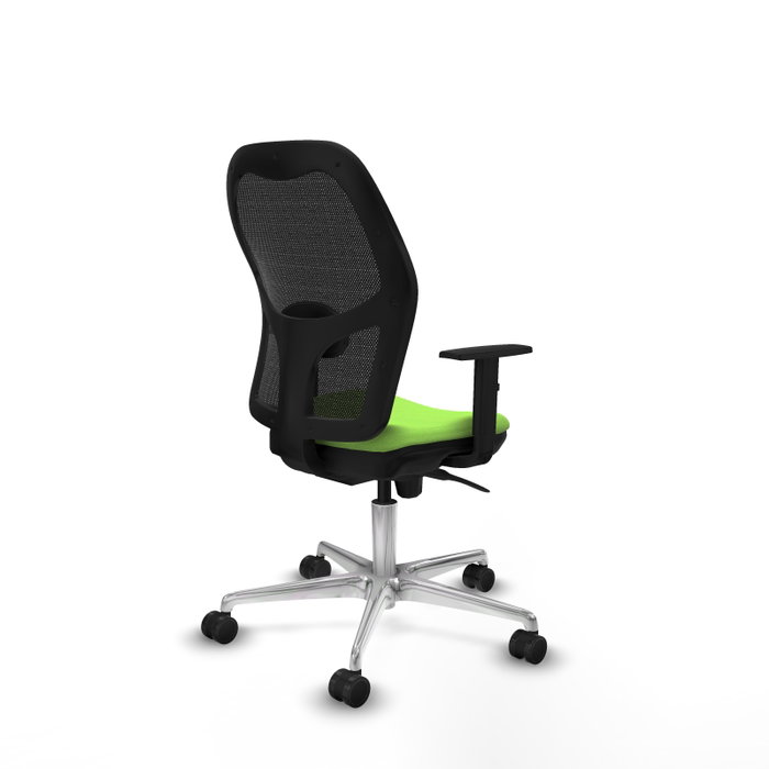 PIQUERAS Y CRESPO Silla de oficina Jorquera con mecanismo Sincro, Pistacho y Negro